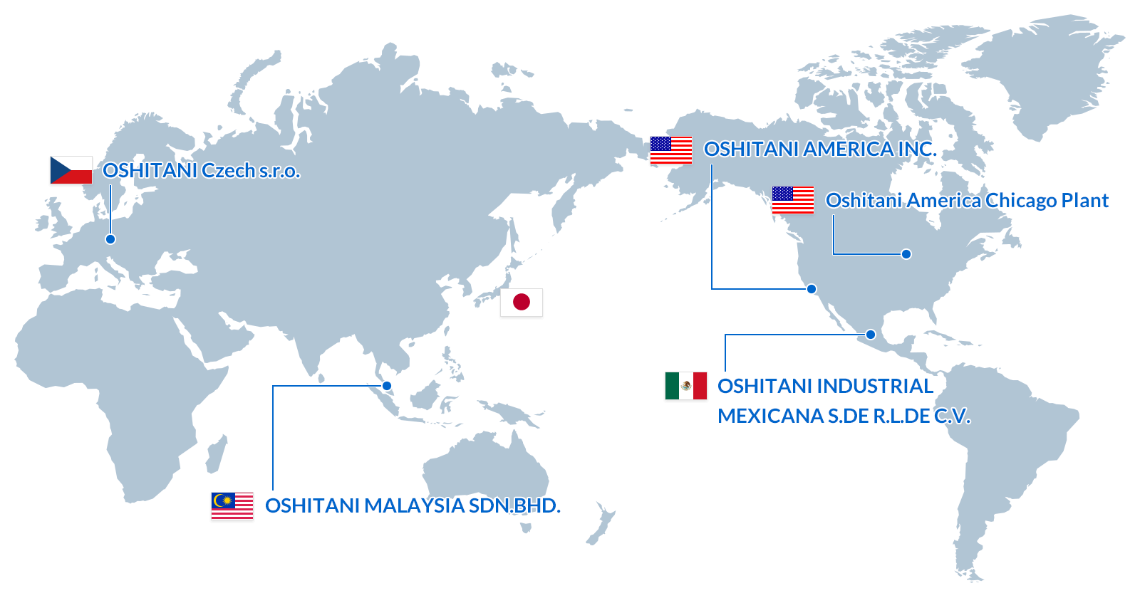 事業拠点地図