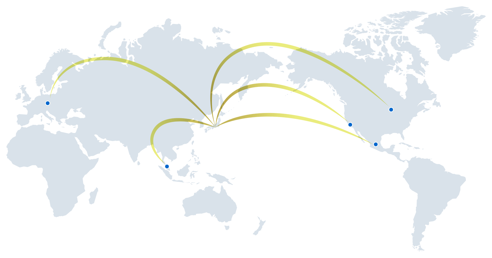 海外拠点ネットワークイメージ